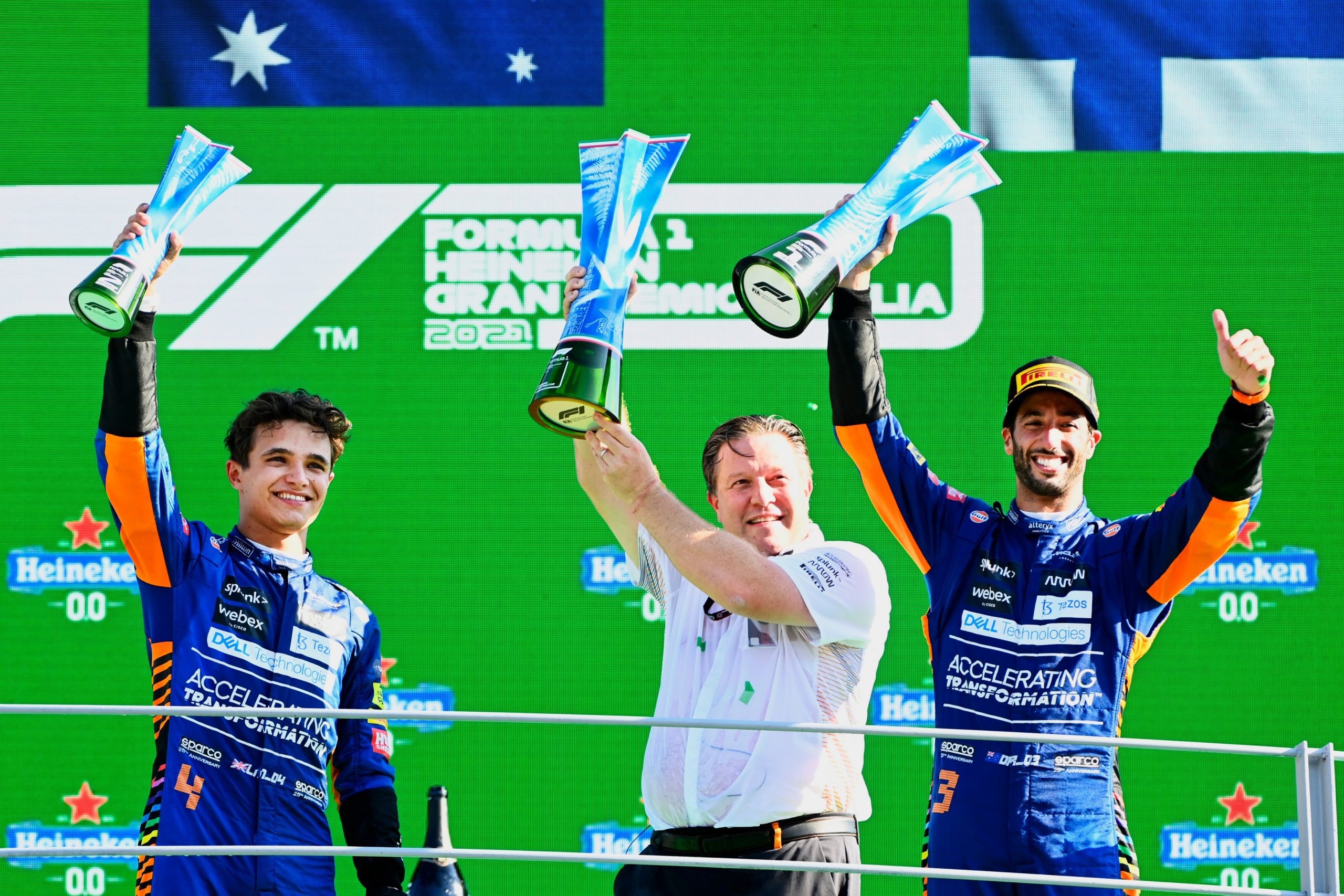 Norris e Ricciardo