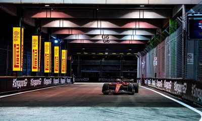 Carlos Sainz lidera dobradinha da Ferrari no TL2 em Singapura