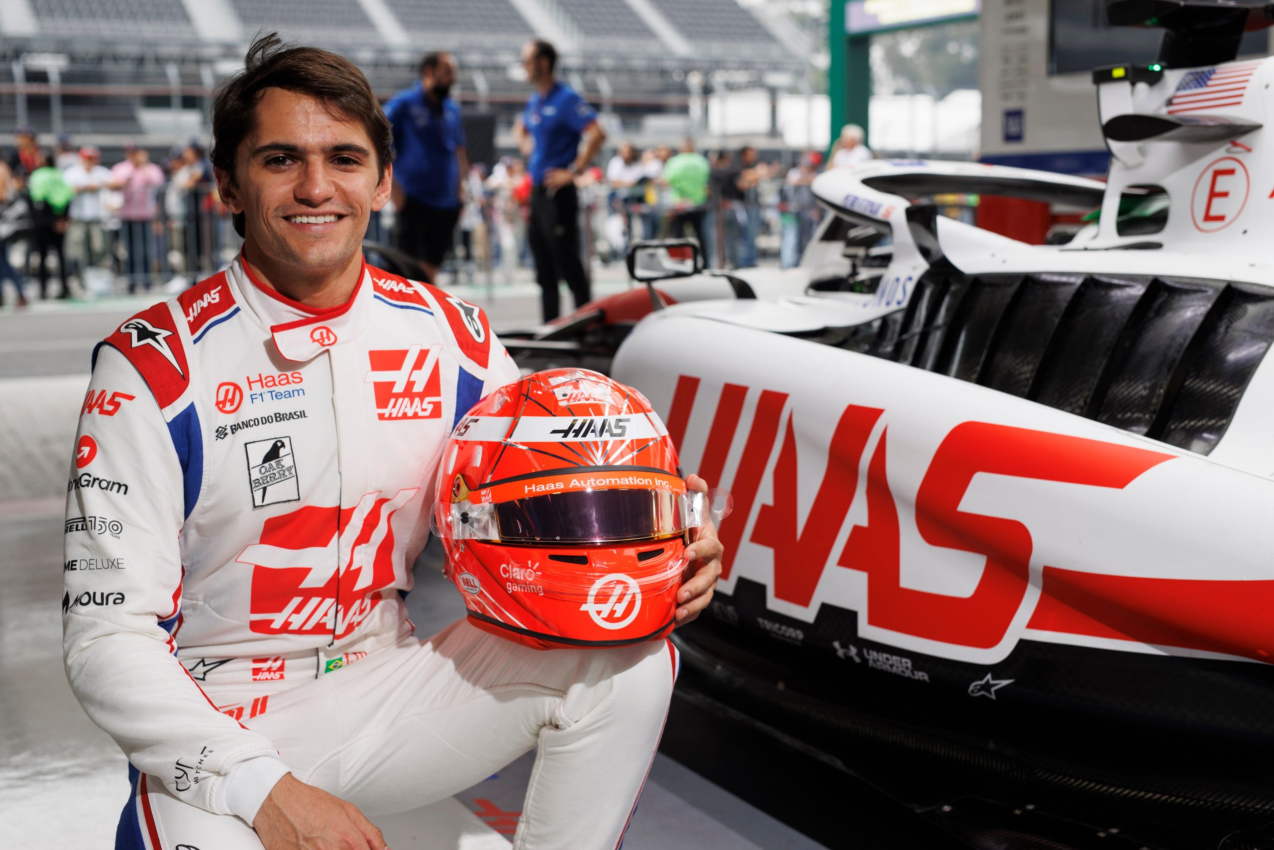 Pietro Fittipaldi disputa nesta sexta treino livre do GP do México com a  Haas