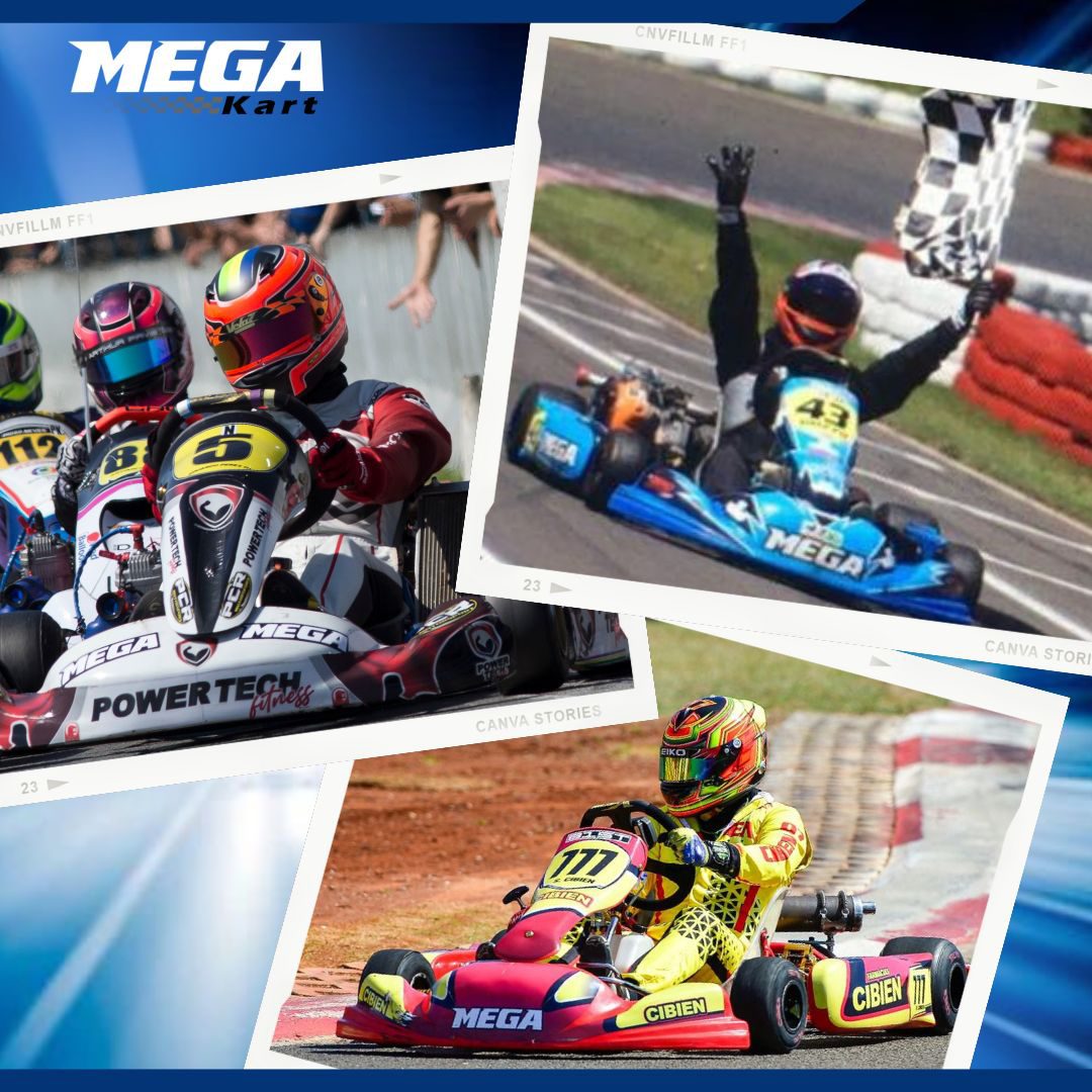 Mega : Eduardo Perez (5), Maurício Guzzo (43) e Sandro Cibien (777) (Arquivo dos pilotos)