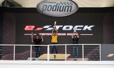 E-stock Vicar promoveu a premiação dos campeões da E-Stock na Super Final BRB (Duda Bairros/Stock Car)