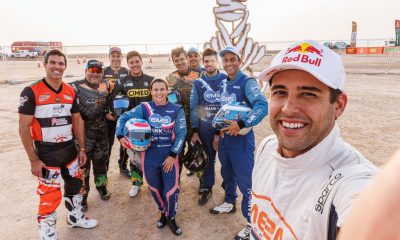 Dakar: Lucas Moraes reúne os brazucas: piloto organizou a selfie às vésperas do Dakar (Divulgação)