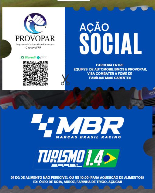 O MBR – Marcas Brasil Racing conta com patrocínio da Scherer Autopeças e Zanoello, apoio da Militec1, Sparco, Agência Dès Vu e Midparts.