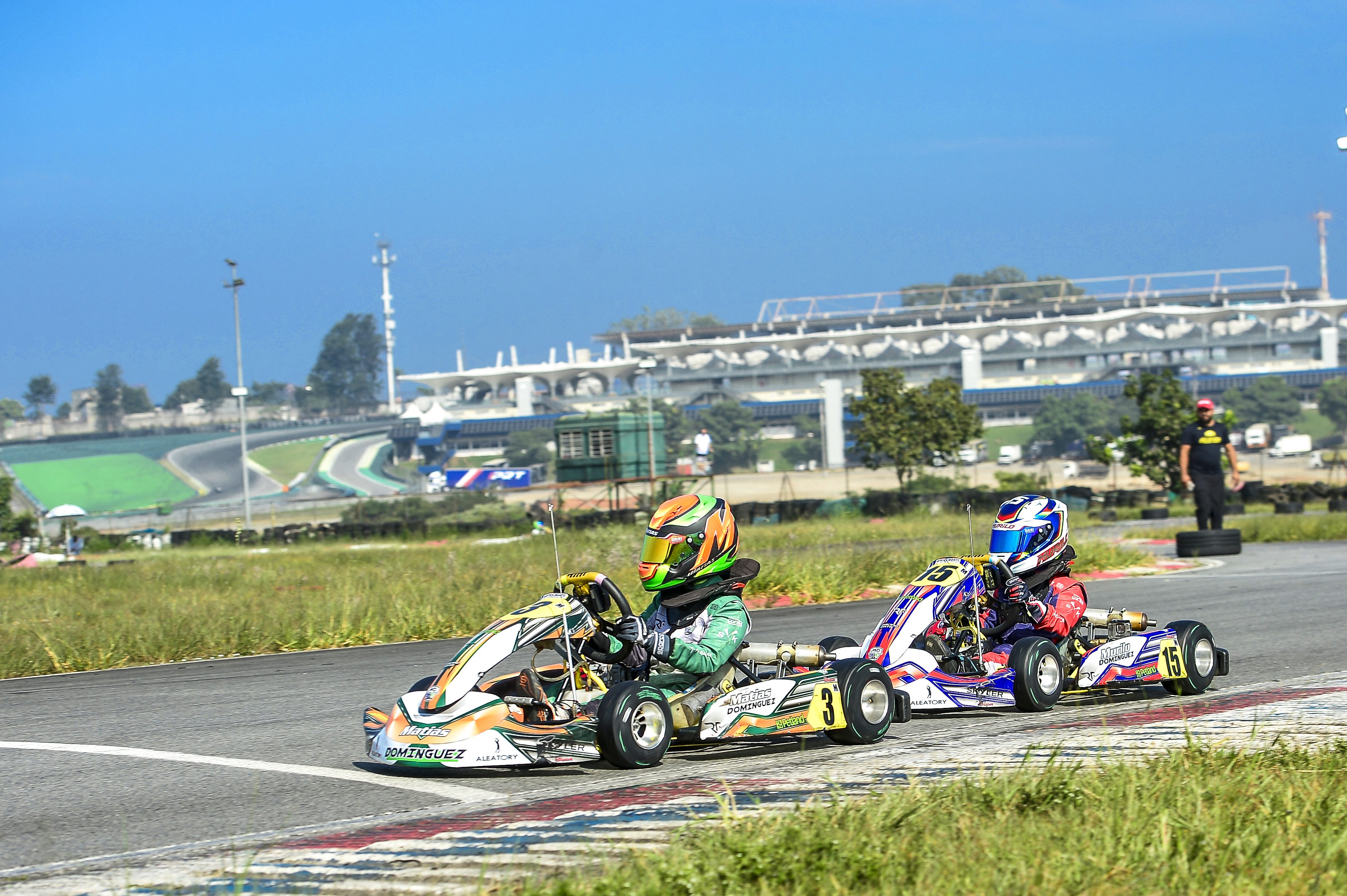 Matias e Murilo Dominguez competiram em Interlagos (Eni Alves)