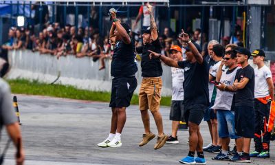 A comemoração da SKM Racing Team em Interlagos (Bruno Gorski)