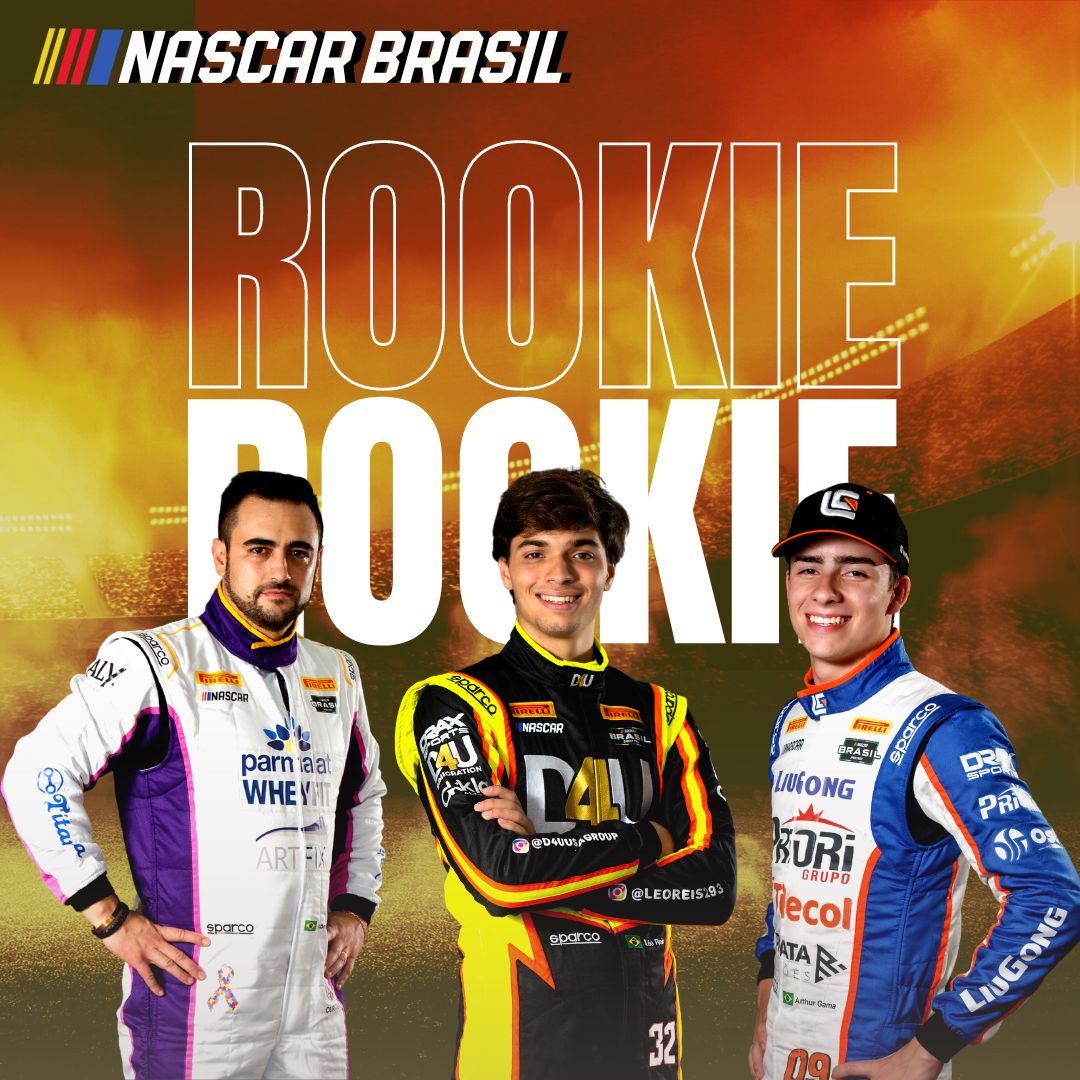 Rookie :Líderes Rookie, Rômulo Molinari (AM), Léo Reis (PROAM) e Arthur Gama (PRO) (Divulgação)
