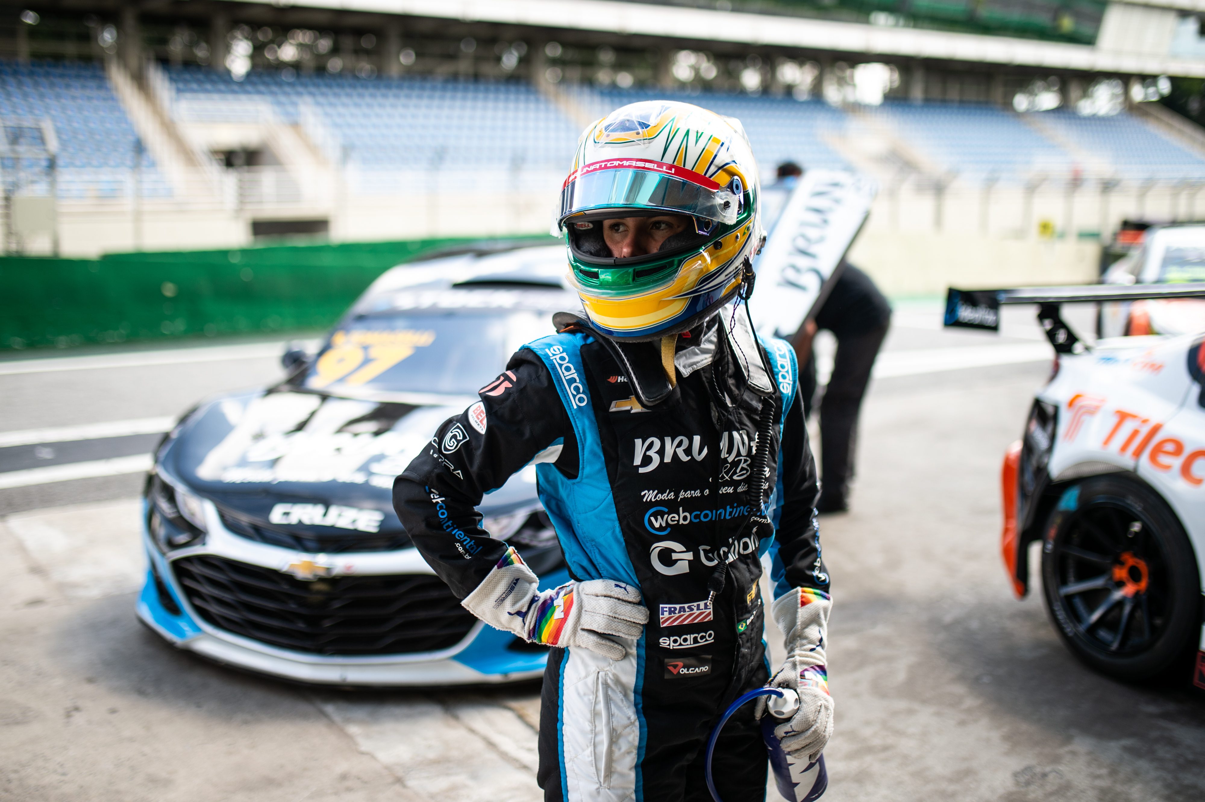 Bruna Tomaselli fez sua estreia na Stock Series em Interlagos (Duda Bairros/Stock Car)