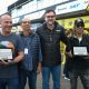 Homenagens foram feitas por Fernando Julianelli, CEO da Vicar, em Tarumã (Duda Bairros/Stock Car)