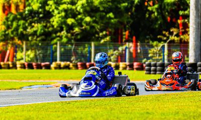 Giuliano Raucci (25) competiu com o chassi Praga Dragon Evo 3 Blue (Darkside Karts)