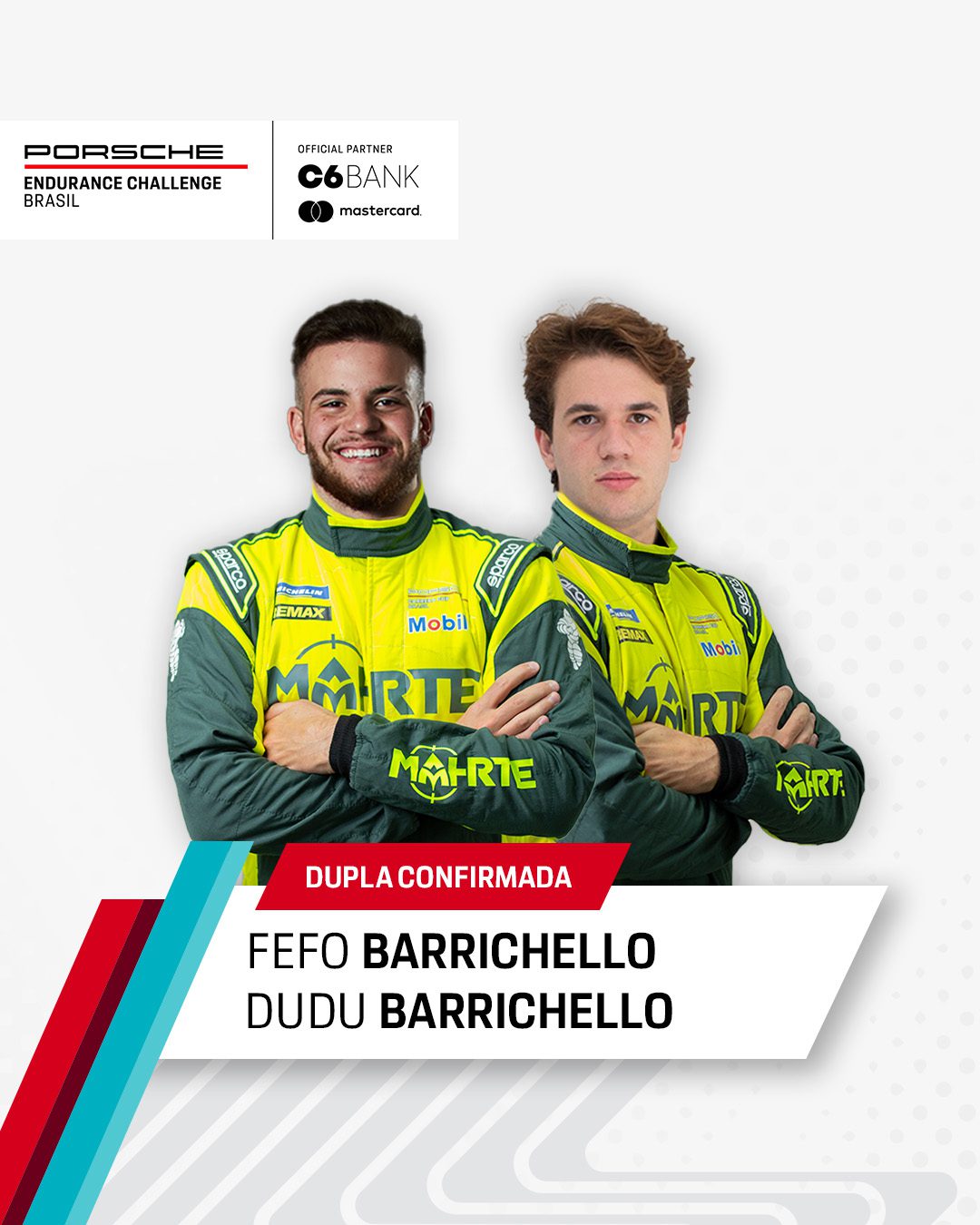 Anúncio oficial da dupla Fernando e Eduardo Barrichello Ferrari Promo