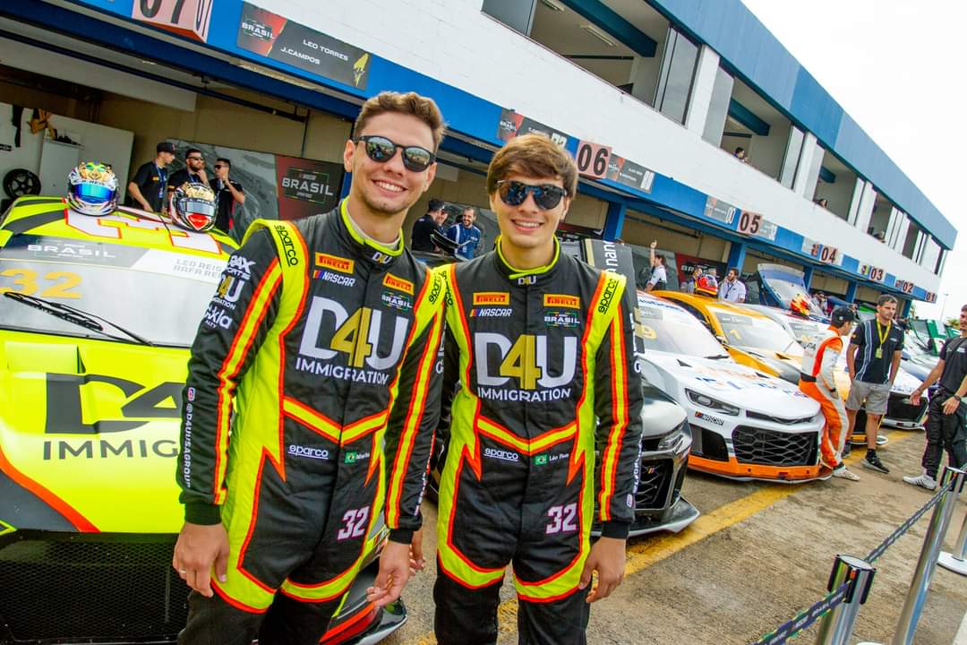 Leo Reis e Rafa Reis na etapa que foi realizada em Goiânia (Luciano Santos/Nascar Brasil)