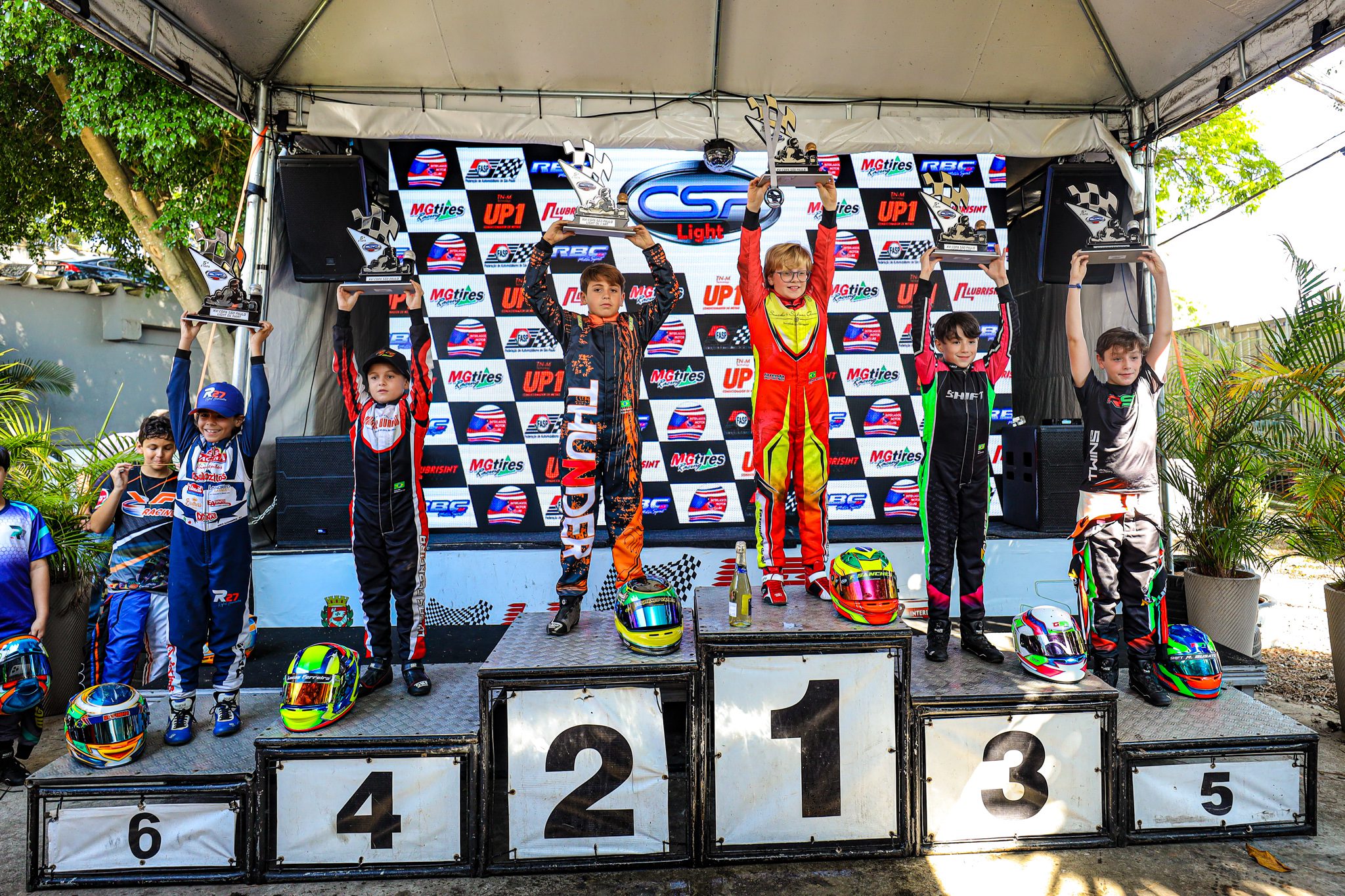 Rafael Busato 97 e Guilherme Busato 57 (KMCom / DarkSide Karts)
