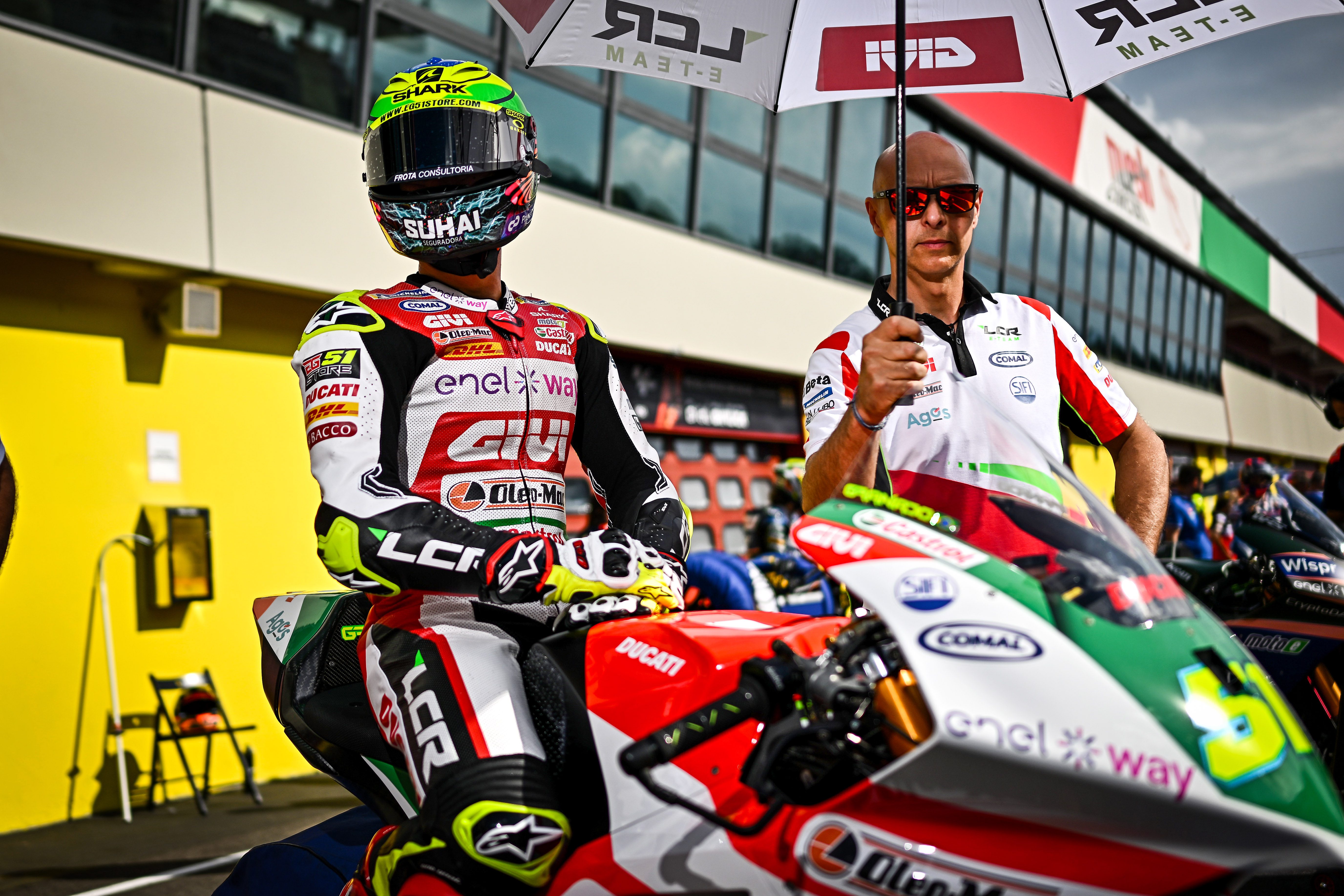 Eric: "Na chuva, volta a volta eu me sentia melhor" Foto: LCR (LCR)