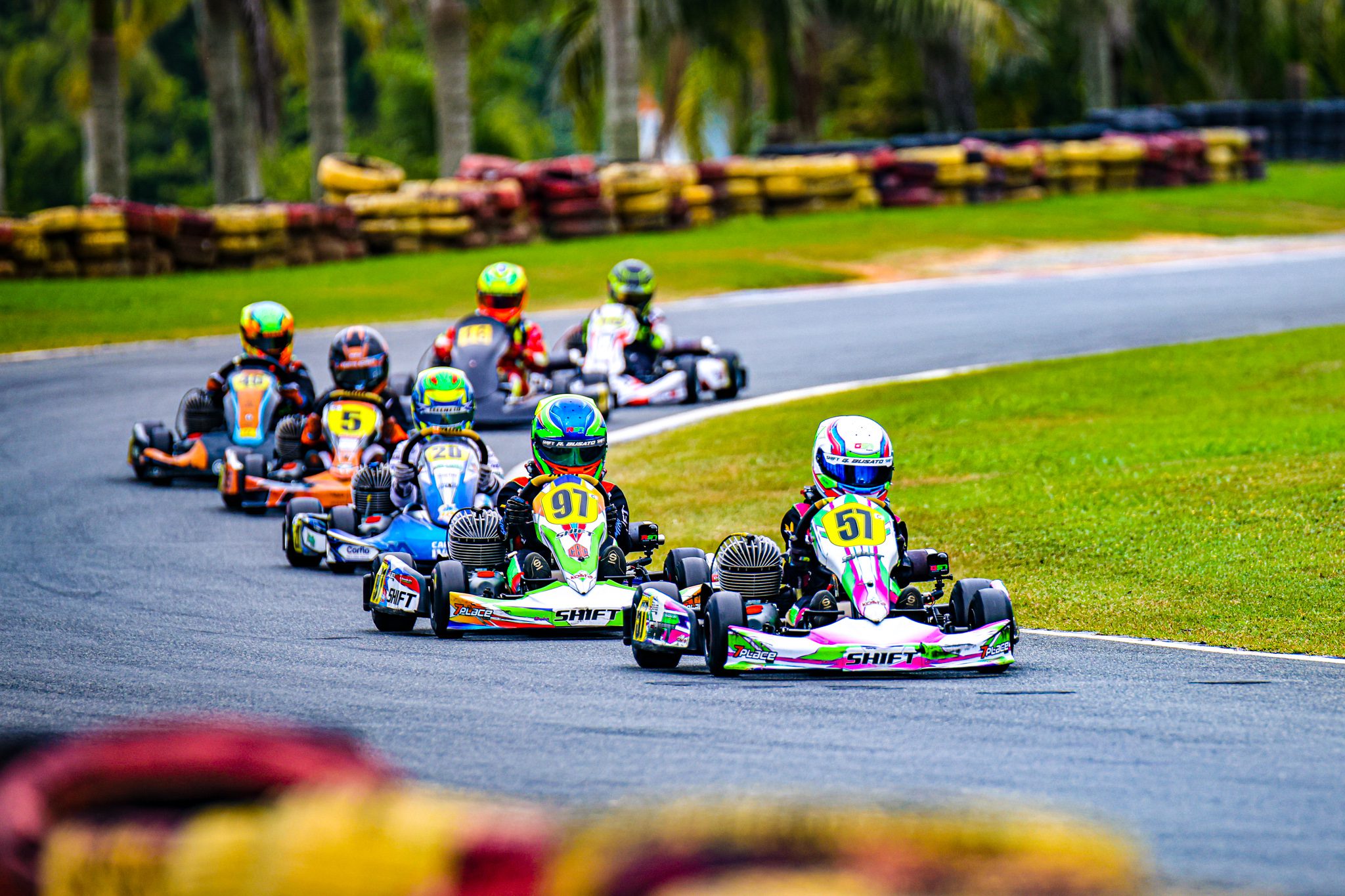 Guilherme Busato 57 e Rafael Busato 97 (KMCom / DarkSide Karts)