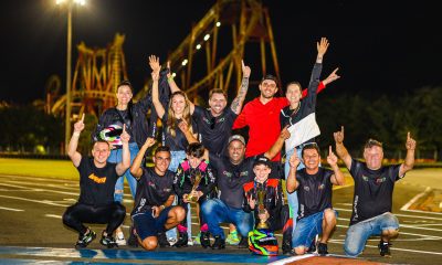Rafael Busato 97 e Guilherme Busato 57 (KMCom / DarkSide Karts)