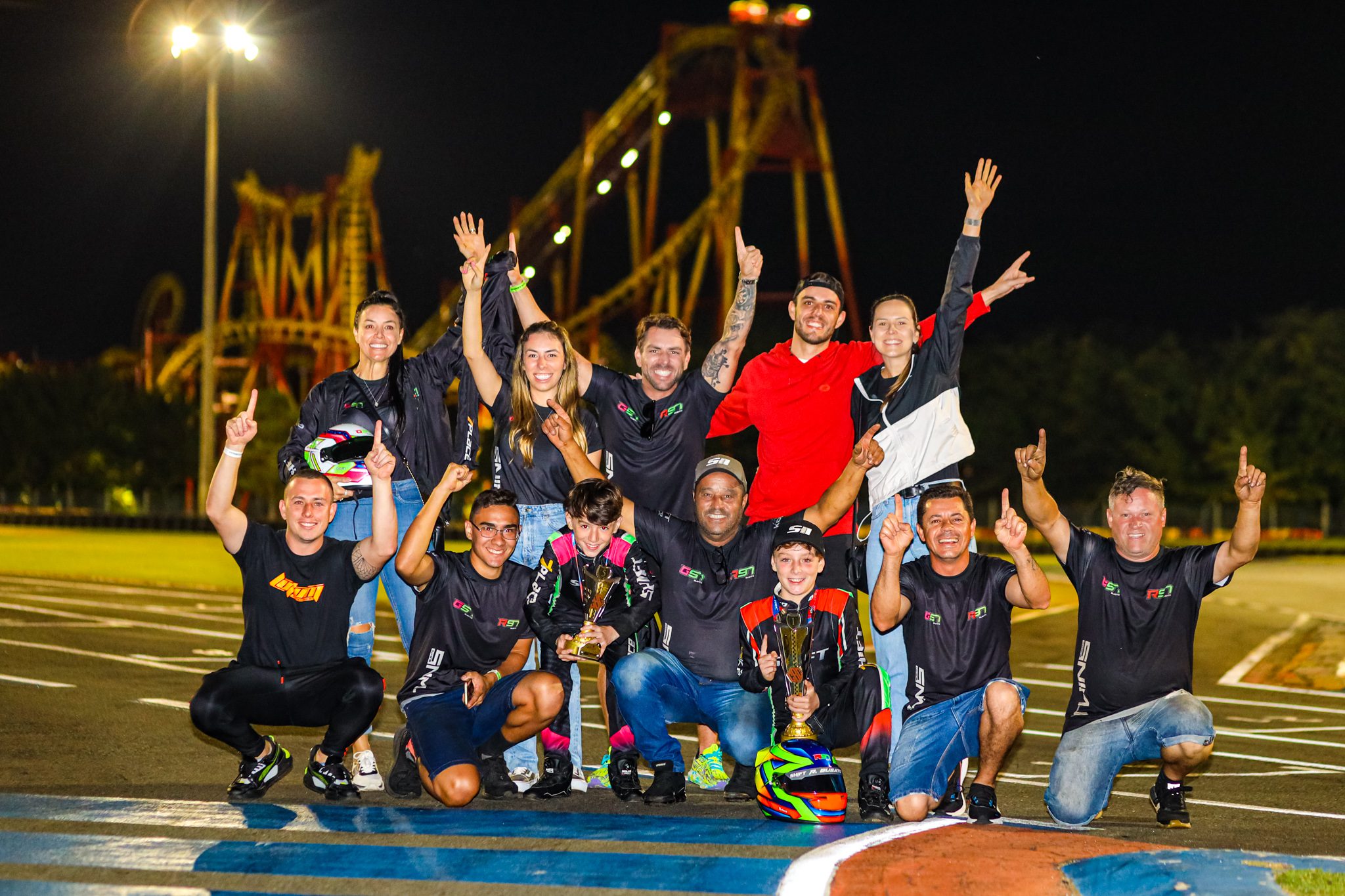 Rafael Busato 97 e Guilherme Busato 57 (KMCom / DarkSide Karts)