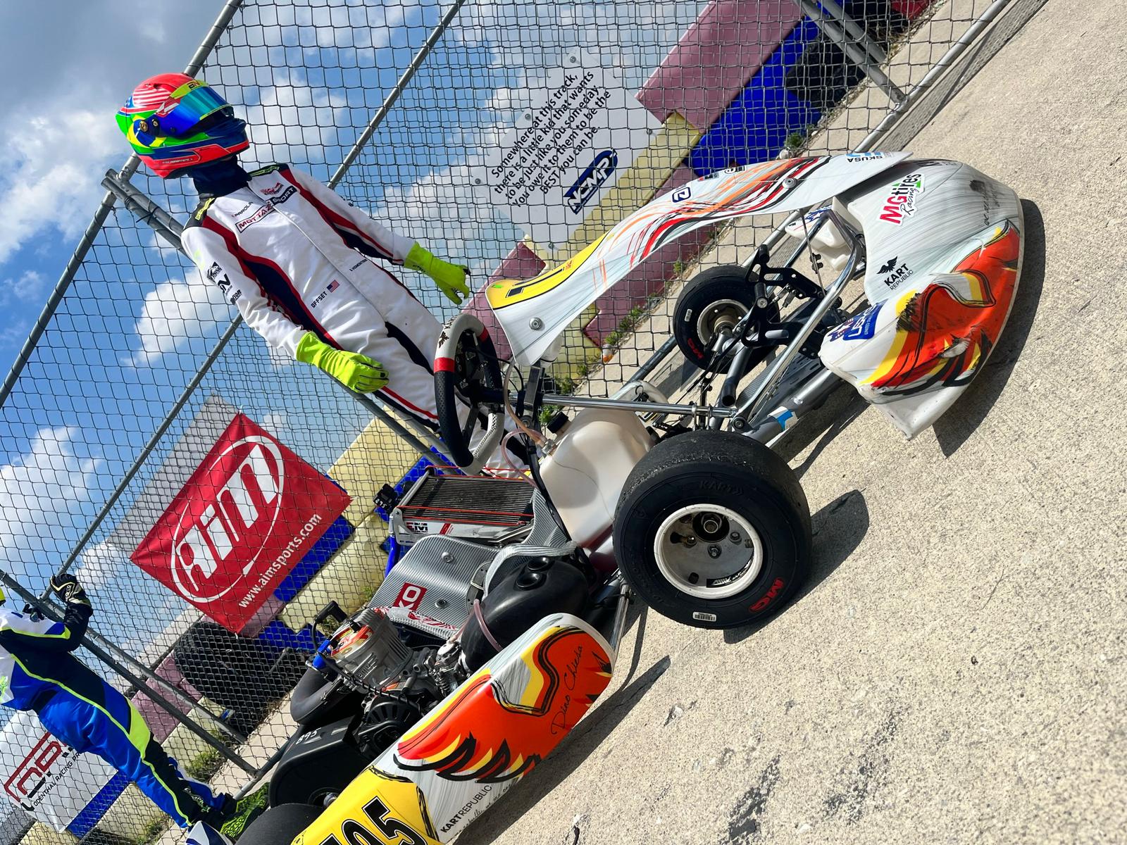Enzo Vidmontiene (Prensa Karting Colombia/RF1)