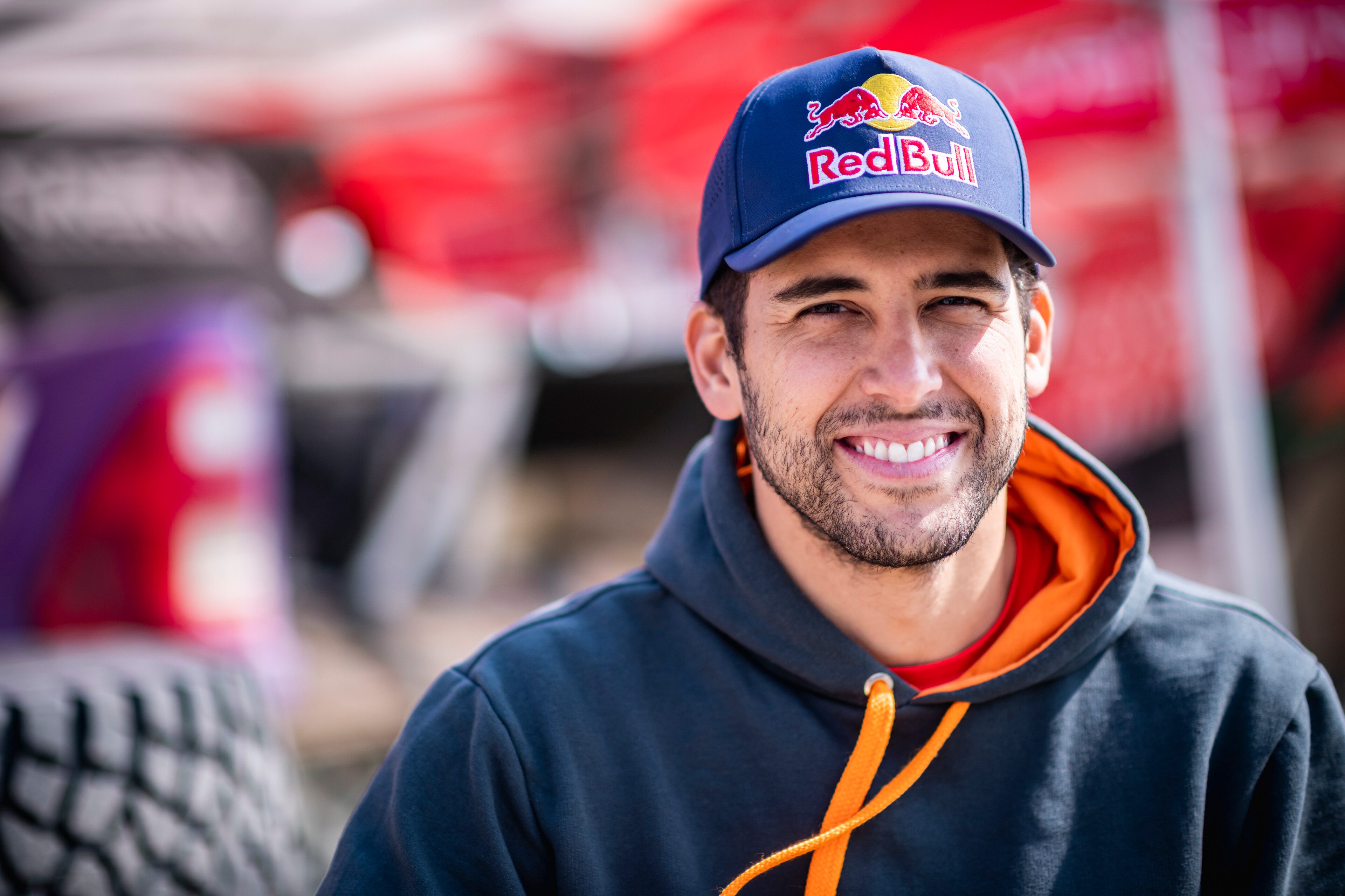 Lucas Moraes durante o Dakar 2023, na Arábia Saudita (Red Bull Pool Content)
