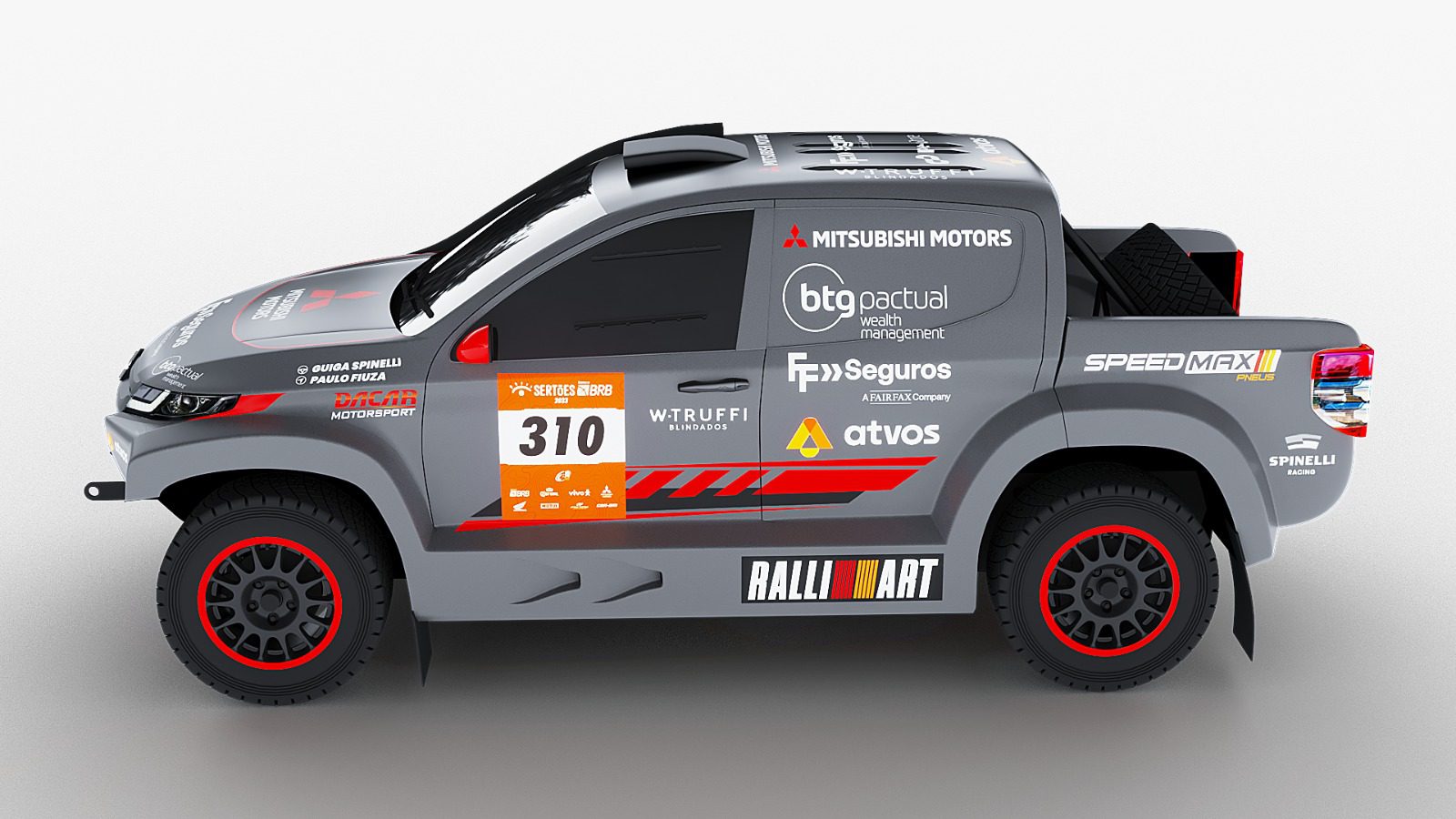 Mitsubishi L200 de Guiga Spinelli (Divulgação/RF1)