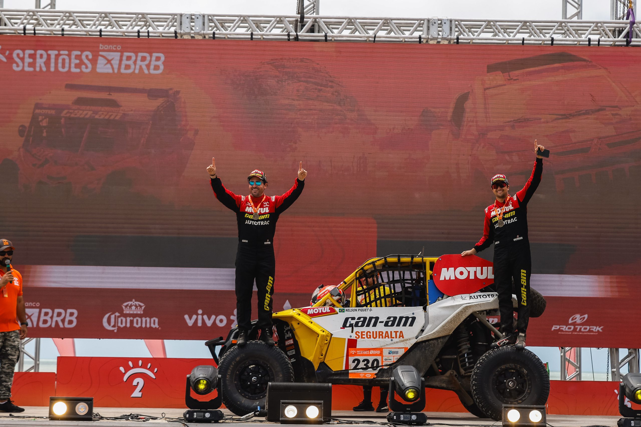Nelson Piquet Jr e Cesar Peduti Marcelo Machado de Melo