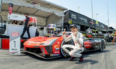 Pipo Derani celebra mais uma pole position (Brian Cleary)