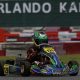 Lourenço Varela estava na liderança da corrida final quando sofreu um toque