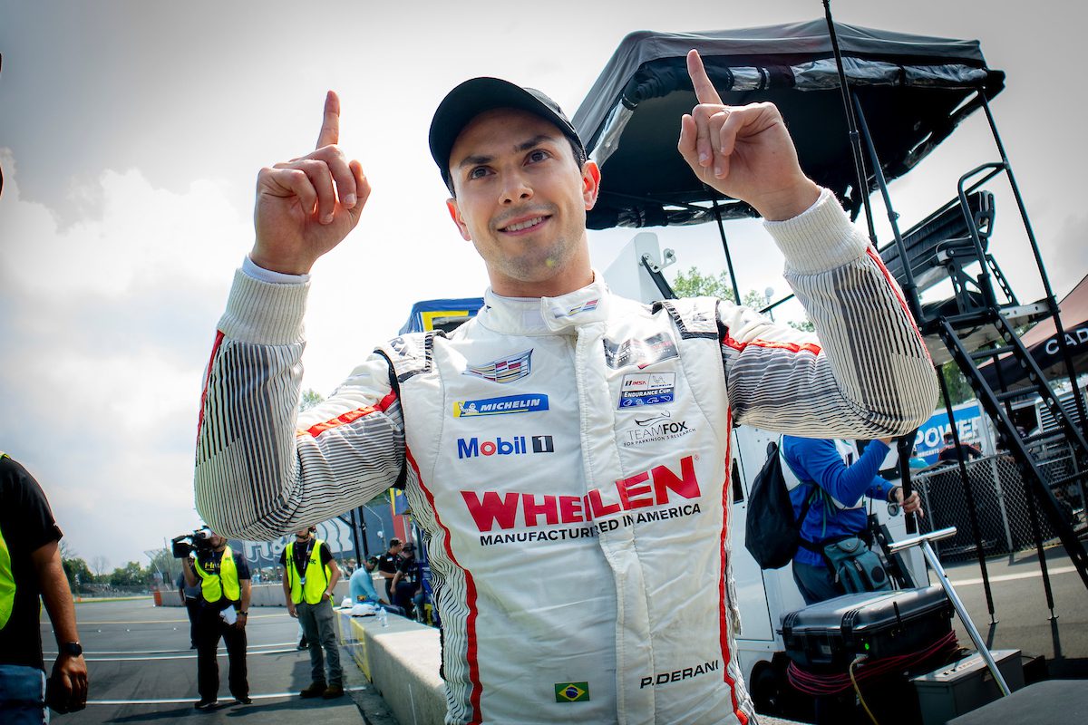 PIpo Derani celebrando a pole na etapa passada em Road America (Brian Cleary)