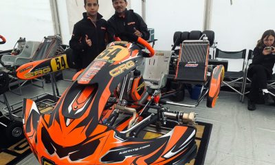 Gabriel Koenigkan e Alessandro Manetti, bicampeão mundial e também piloto da CRG (Arquivo do piloto)