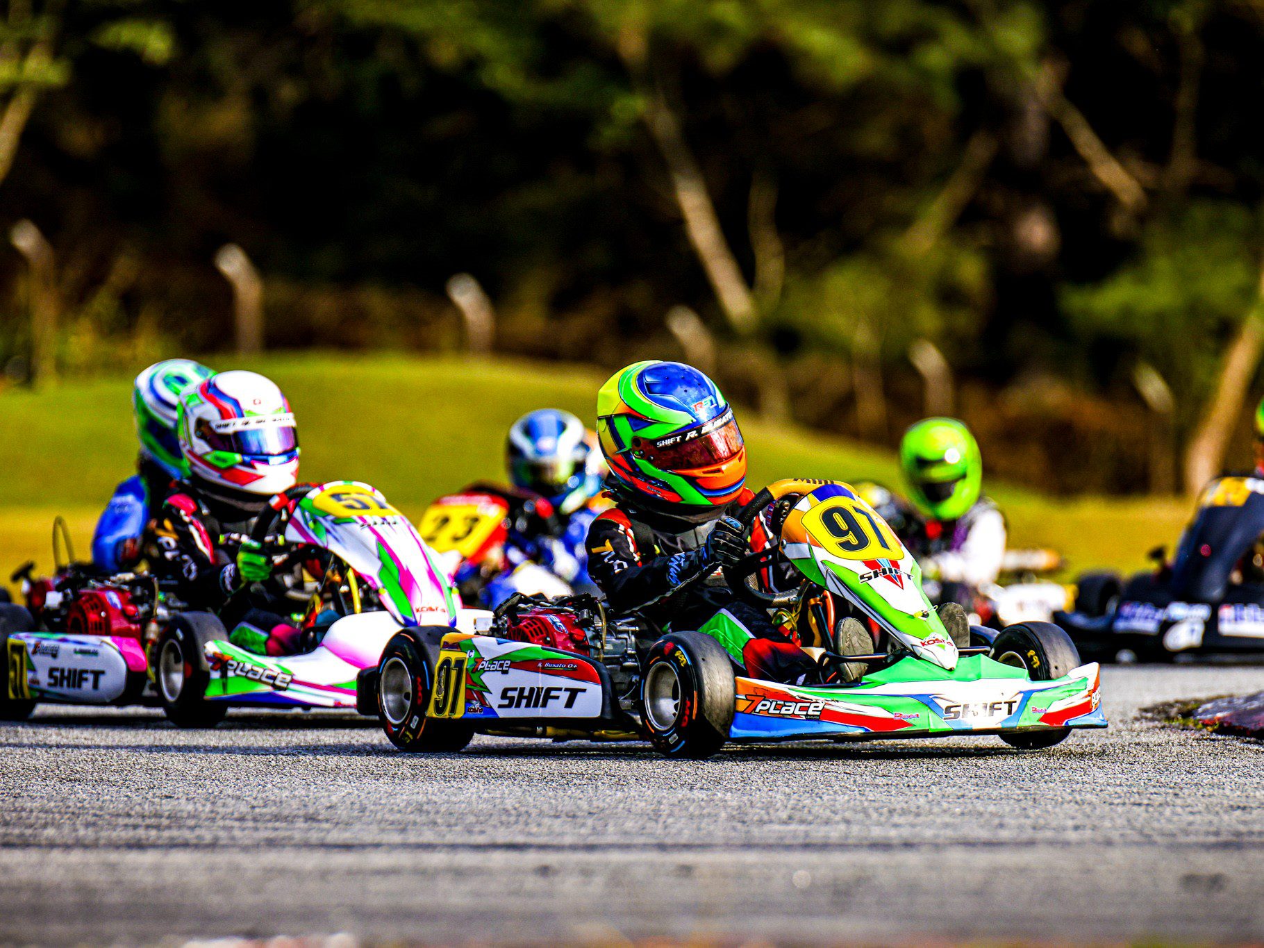 Rafael Busato 97 e Guilherme Busato 57 (KMCom / DarkSide Karts)