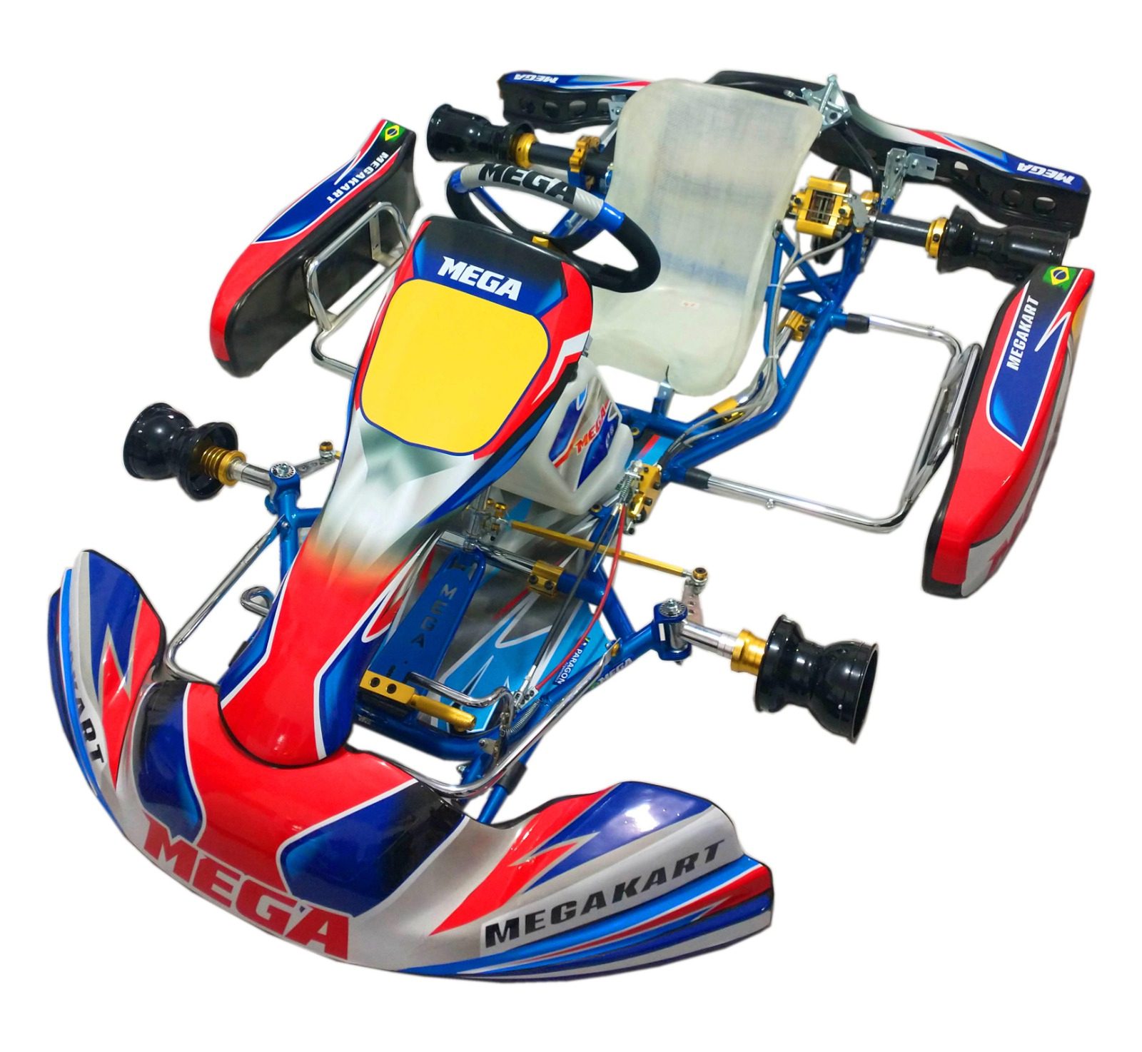 O chassi Mega T3 2.4 (Mega Kart)