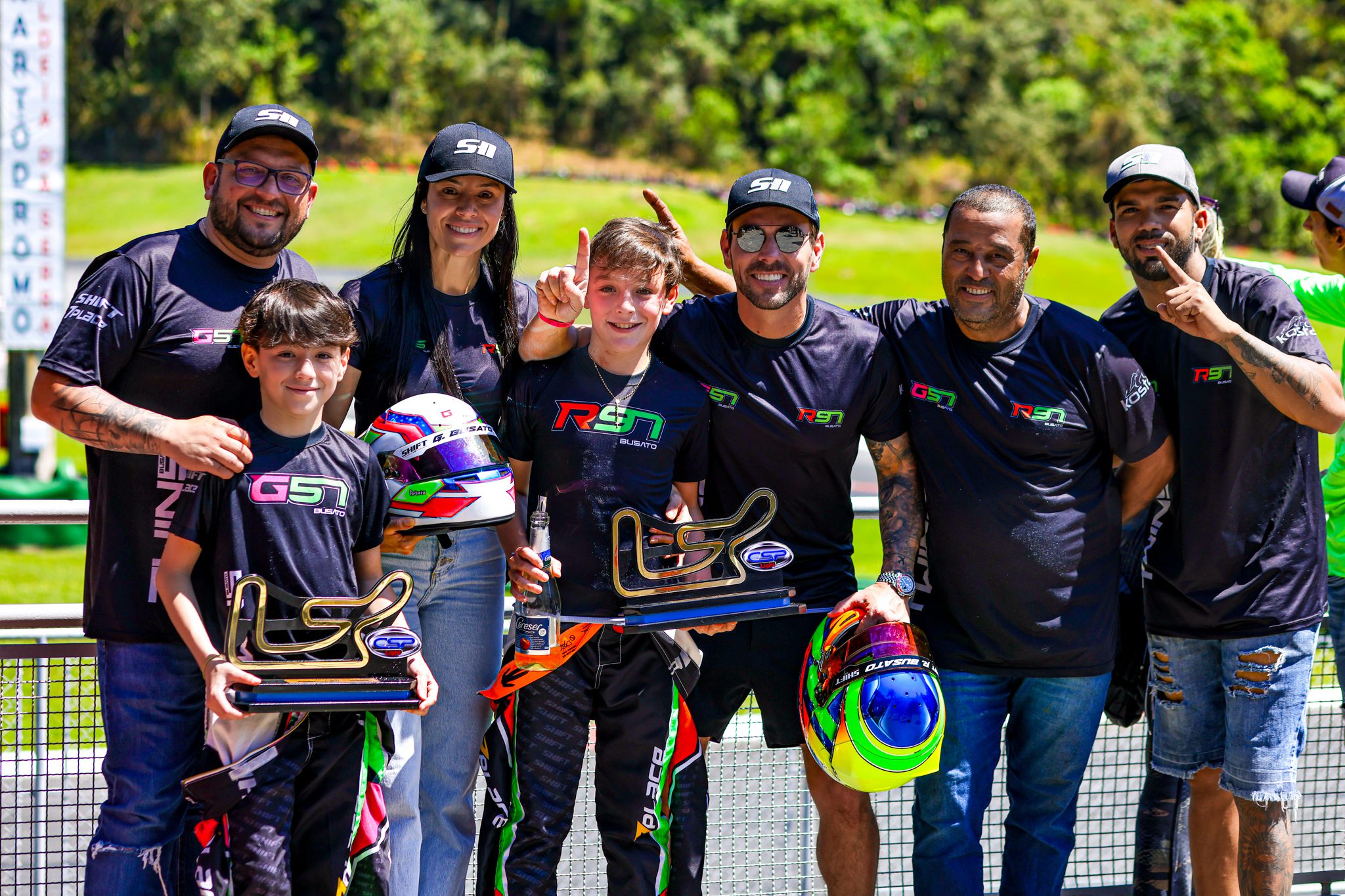 Equipe dos irmãos Busato (KMCom / DarkSide Karts)