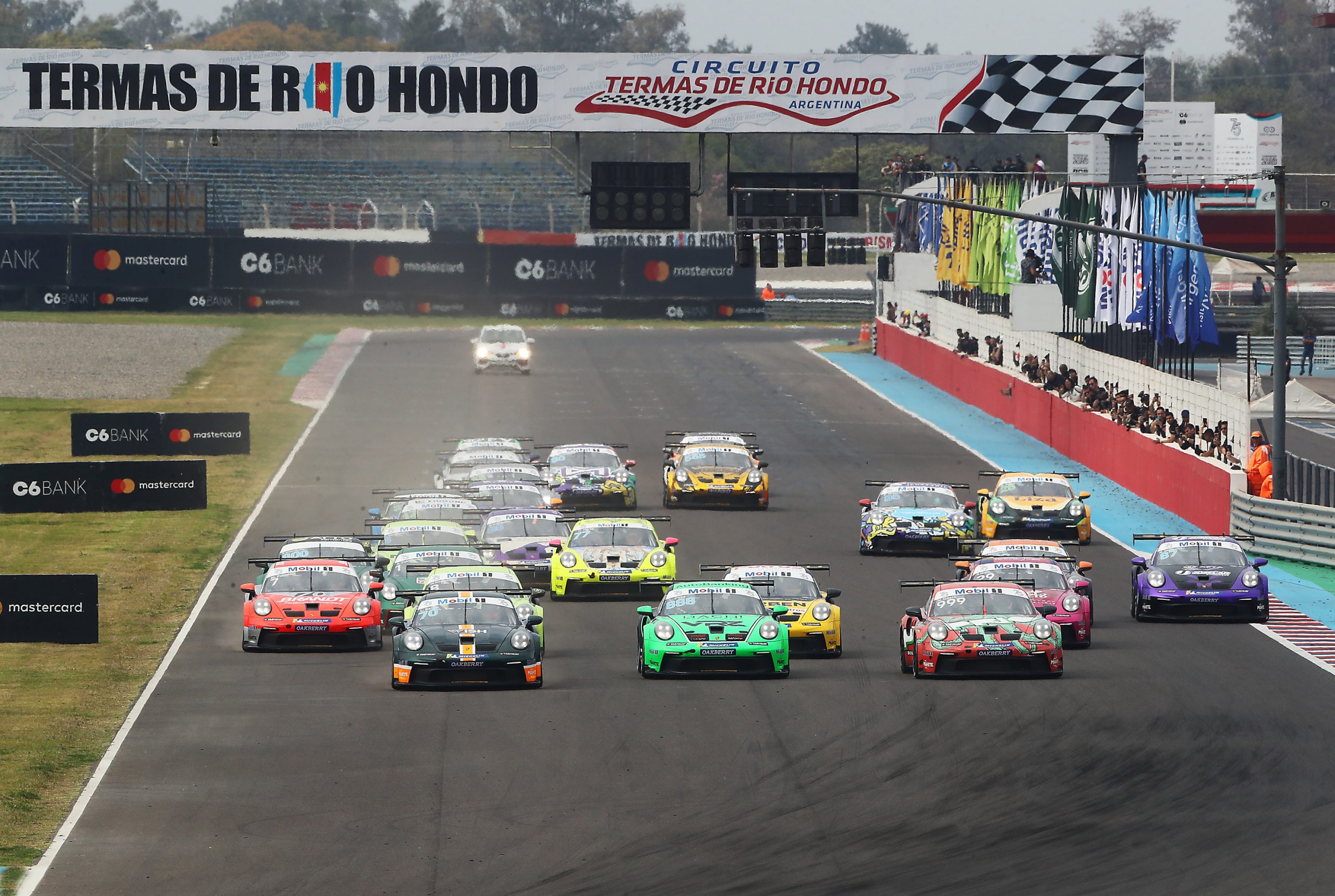 Porsche Cup C6 Bank Mastercard em Termas de Río Hondo Luca Bassani