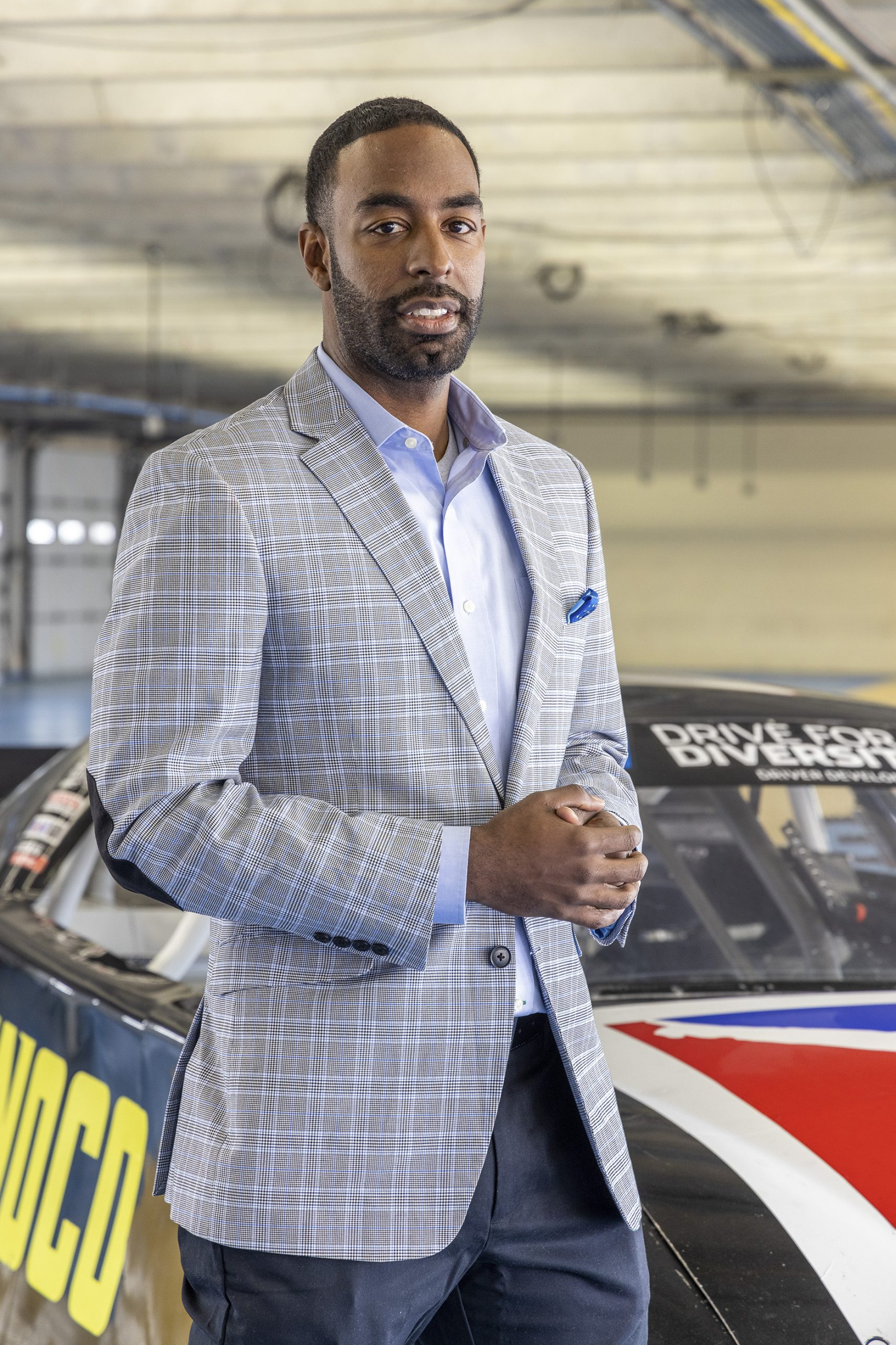 Brandon Thompson, vice-presidente de Diversidade e Inclusão da NASCAR (NASCAR/Divulgação)