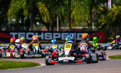 A categoria F-4 Júnior conta com 34 pilotos em seu grid no Brasileiro de Kart (Foto: Leonardo Dias)