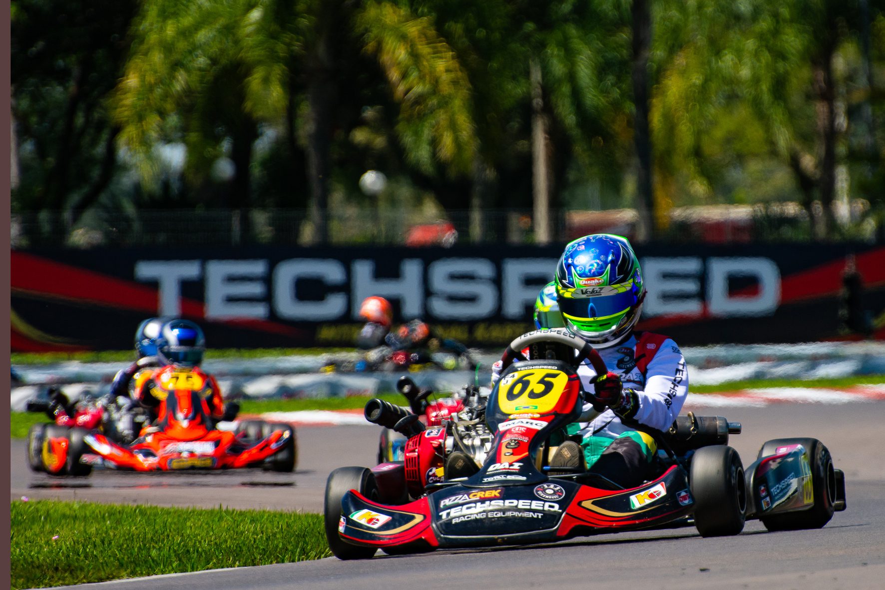 Gabriel Fernandes esteve próximo da vitória na primeira corrida classificatória (Foto: Leonardo Dias)