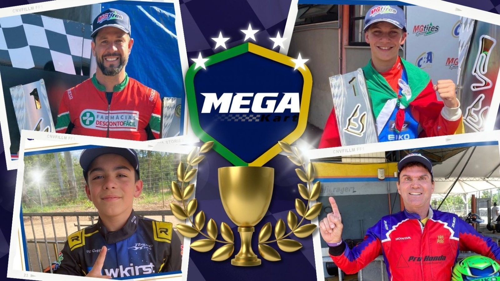 Ramos, Dall´Agnol, Oliveira e Kirst, no sentido horário (Mister Shadow)