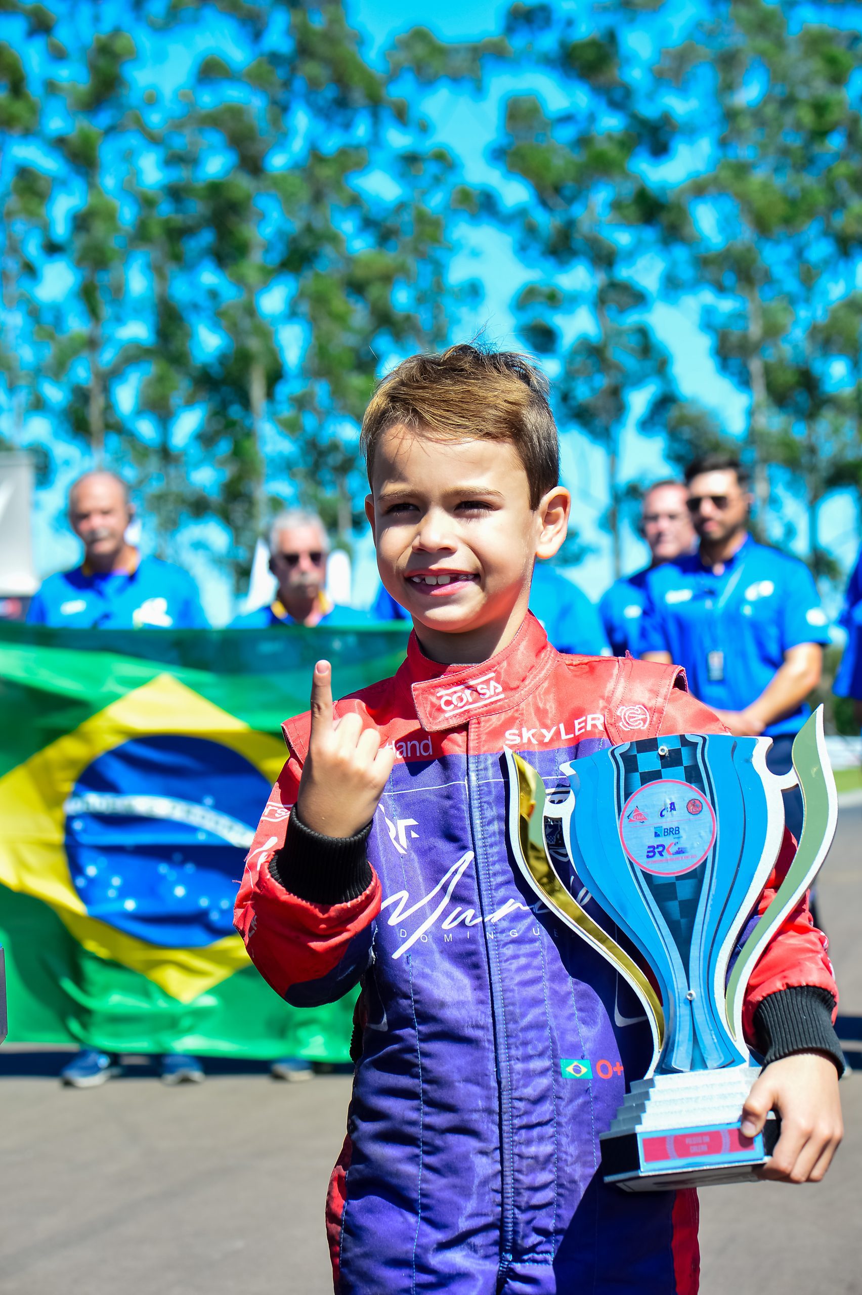 Murilo Dominguez recebeu o Troféu Piloto da Galera (Eni Alves)