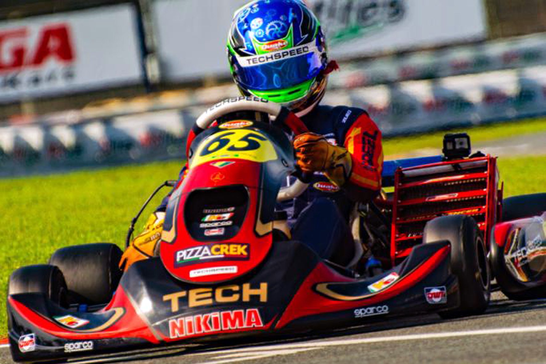 O carioca Gabriel Fernandes no Techspeed/Iame/RBC (Foto: Leonardo Dias)