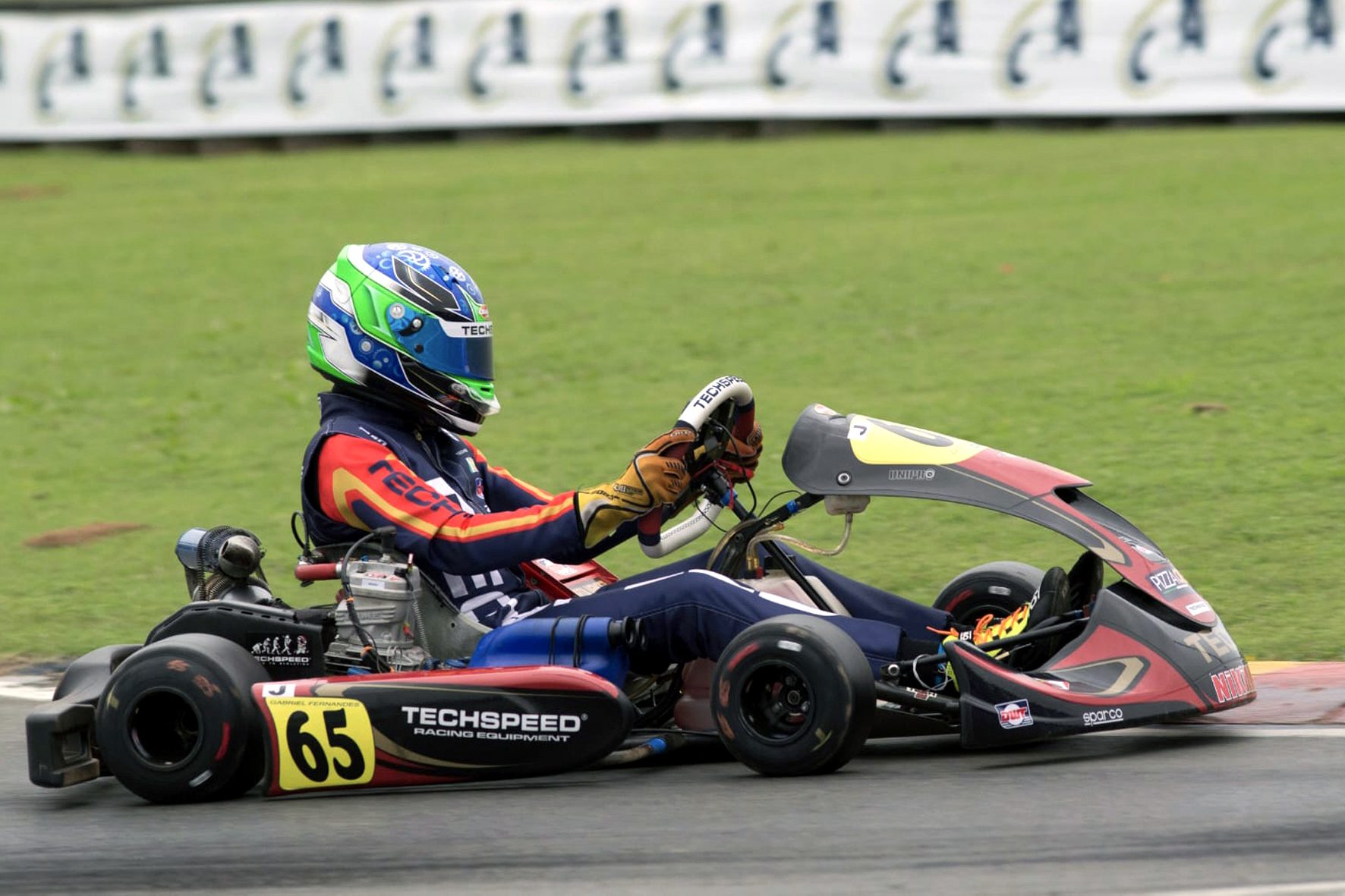 Gabriel Fernandes está se preparando para o Brasileiro de Kart (Foto: Leonardo Dias)