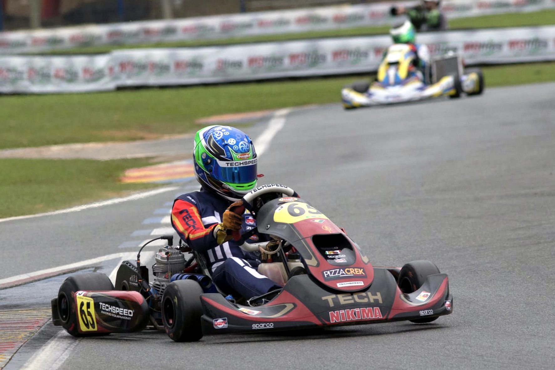 Gabriel Fernandes chegou a andar na frente na categoria Junior (Divulgação)