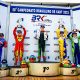 Rafael Busato (ao centro) (KMCom / DarkSide Karts)