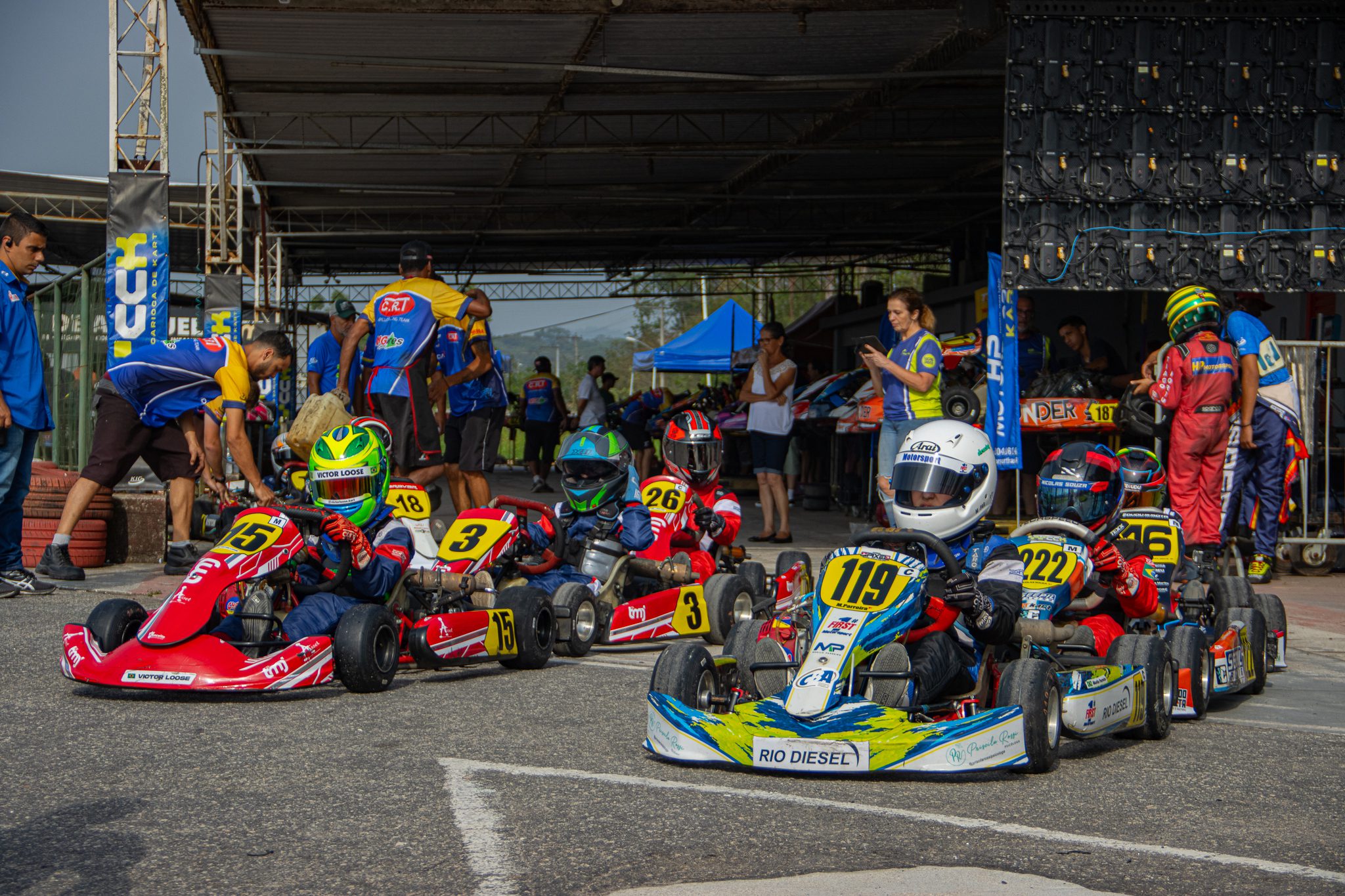 Pilotos da Mirim e Cadete disputarão o título em Guapimirim (Kart Pesado)