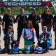 Equipe Nikima Racing/Dai Motorsport comemora as vitórias e titulos na F-4 Jr (Foto: Leonardo Dias)