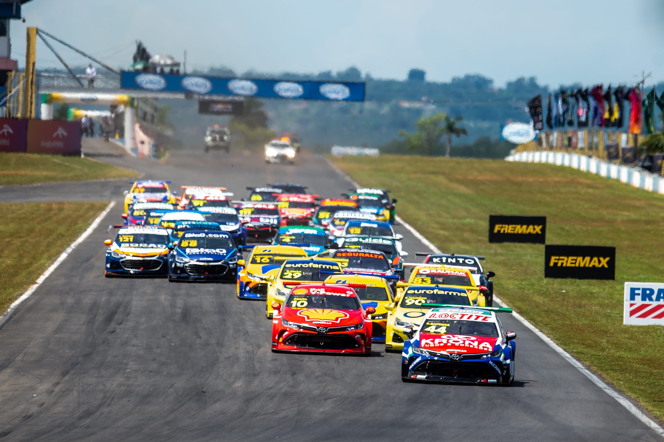 A Stock Car Pro Series abre o calendário de 2024 em 3 de março, em Goiânia (Duda Bairros/Stock Car)