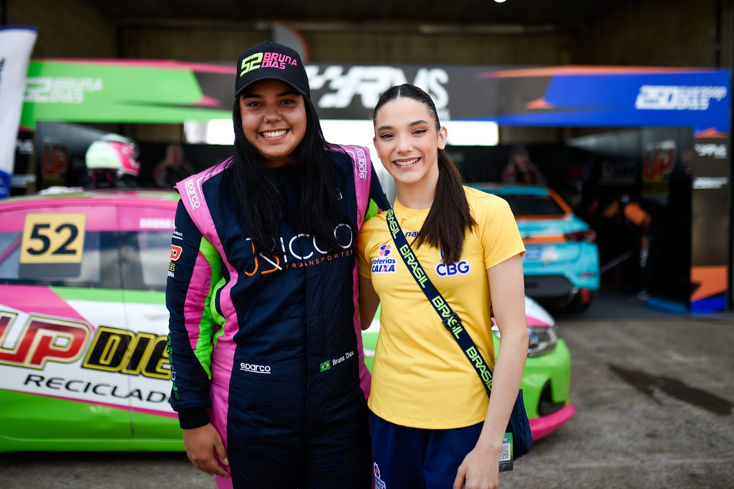 Bruna Dias e Maria Eduarda Alexandre: duas brasileiras, atletas e vitoriosas (Duda Bairros/Vicar