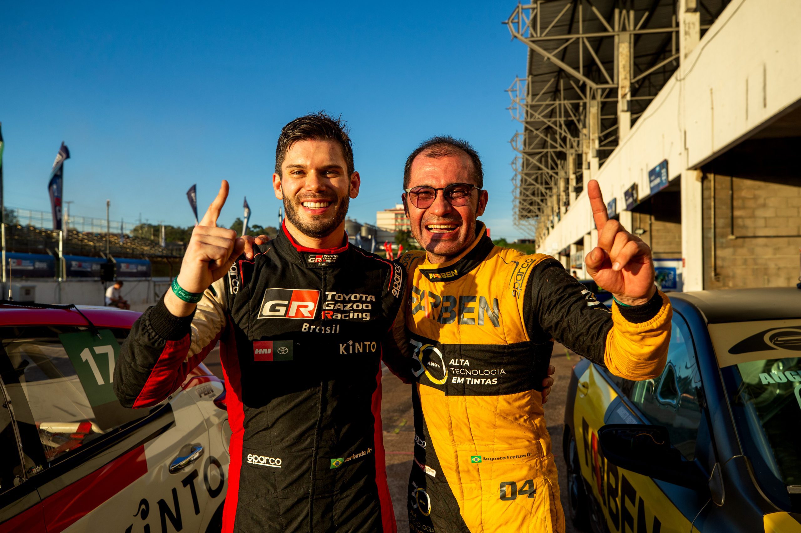 Juninho Berlanda e Augusto Freitas: os líderes das classes A e B em 2023 (Magnus Torquato/Vicar)