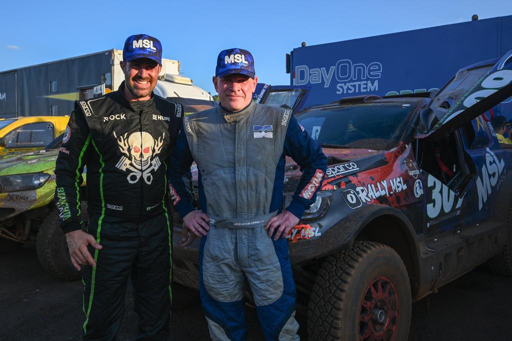 Gunter Hinkemnann e Fabrício Bianchini na disputa do Rally Terra Verde (Alexandre Moreira / PhotoAction)