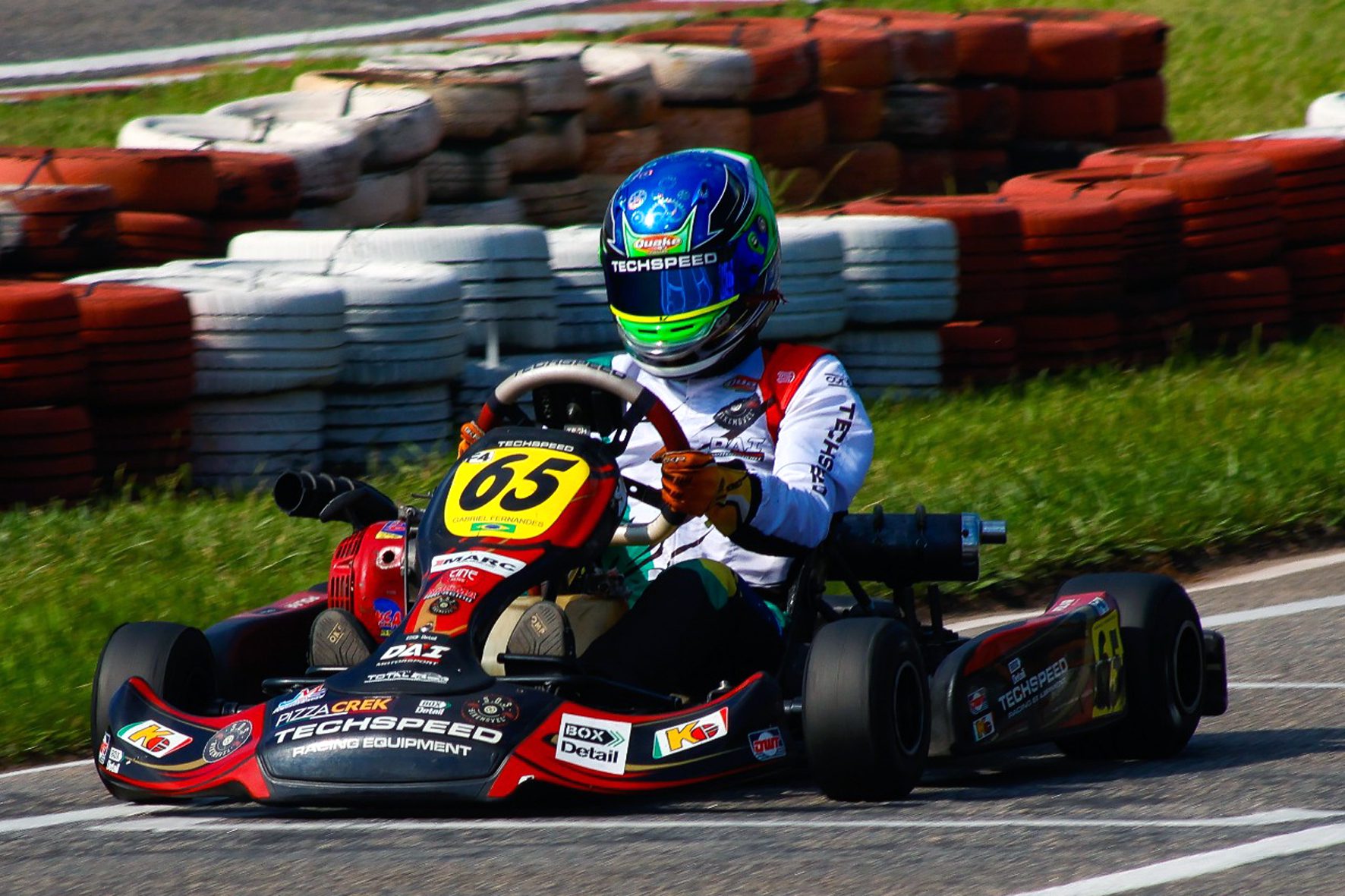 Gabriel Fernandes e seu Techspeed campeão (Divulgação)