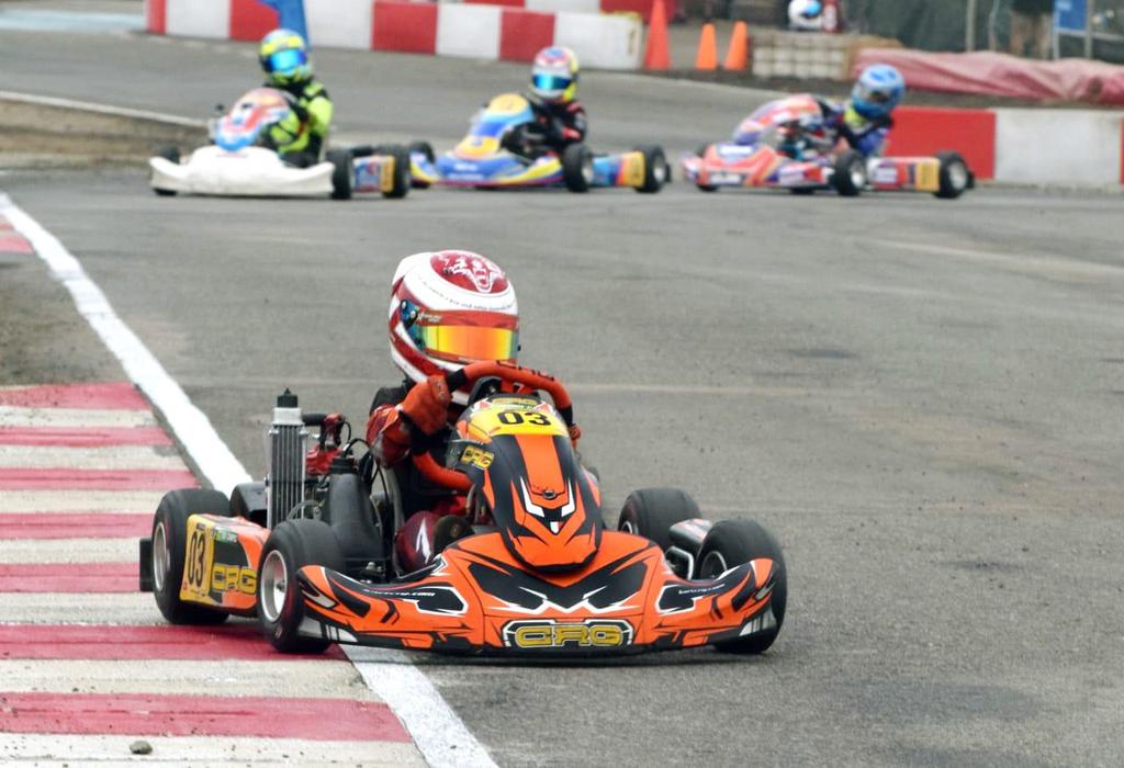 Pedro Campos disputou o Sul-Americano Rotax com chassis CRG (Arquivo do piloto)