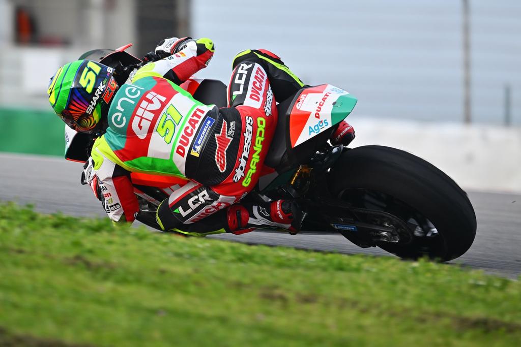 Eric Granado durante os testes de Portimão (LCR)